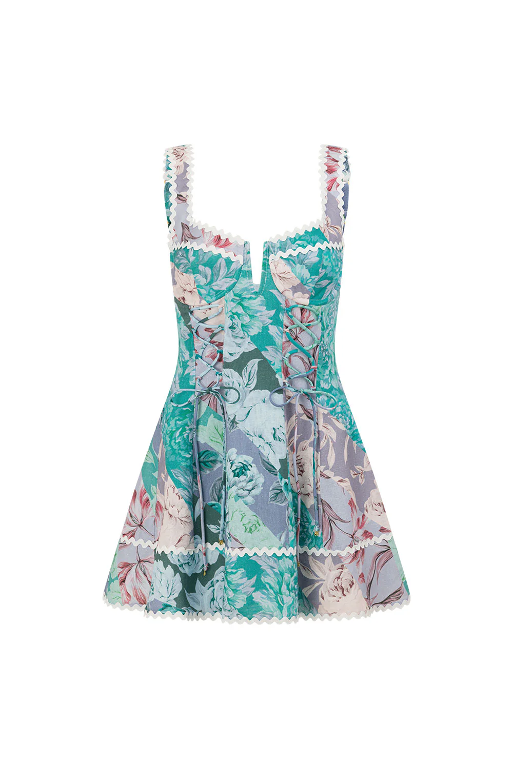 SAMPLE-Chloe Lace Up Dress - Jardin Raye - Image 7
