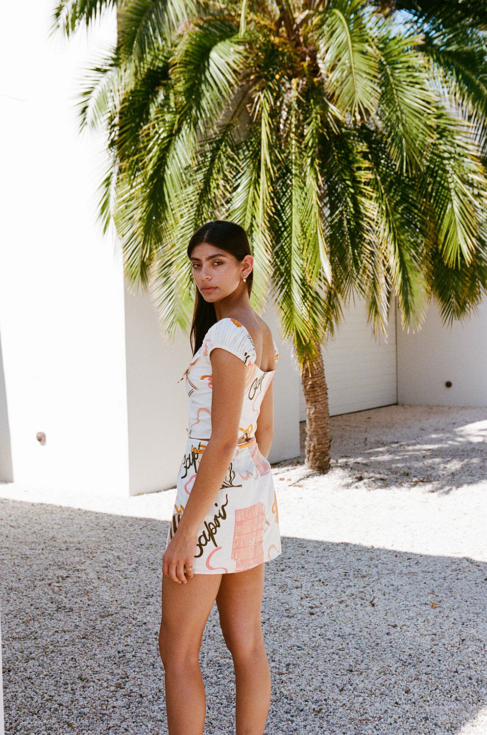 SAMPLE-Danica Skirt - Amalfi Aperol - Image 4
