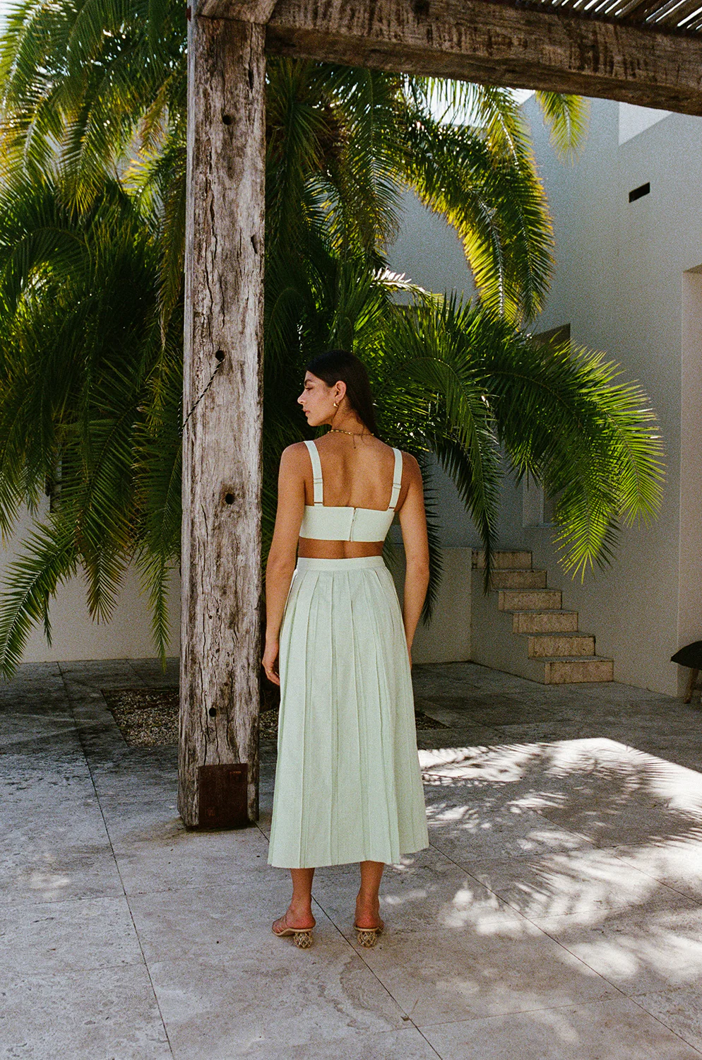 SAMPLE-Dien Top - Green - Image 5