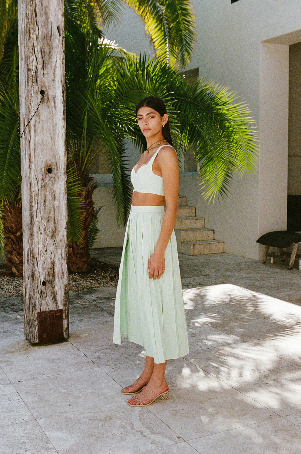 SAMPLE-Dien Top - Green - Image 6