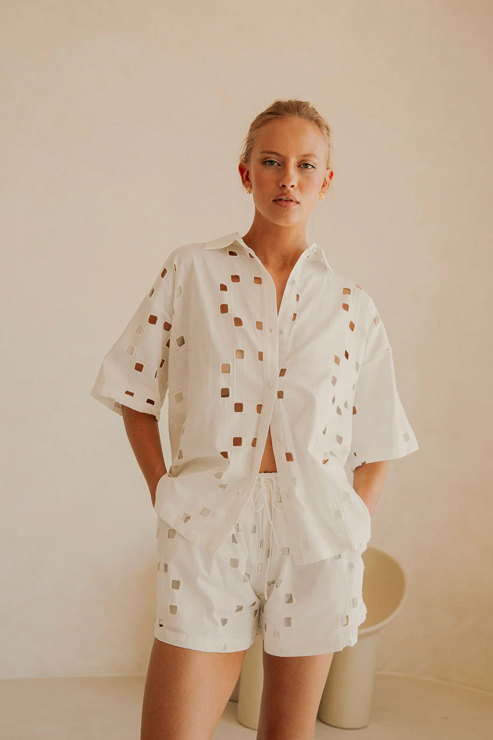 SAMPLE-Ellakai Shorts - Cutwork - Image 4