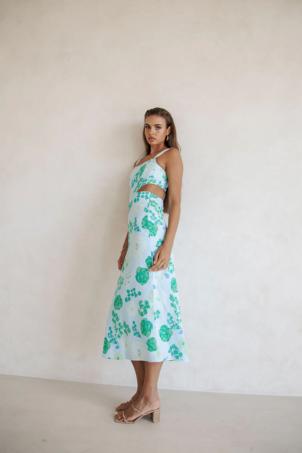SAMPLE-Feliz Midi Dress - Corsage Blue - Image 4