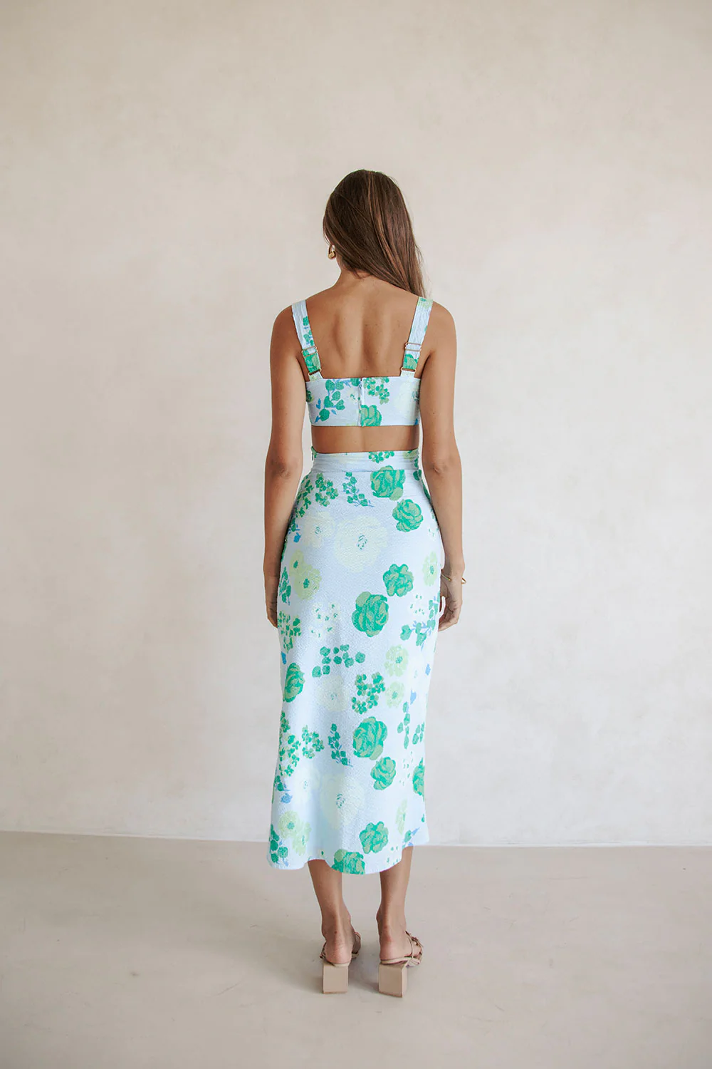 SAMPLE-Feliz Midi Dress - Corsage Blue - Image 5