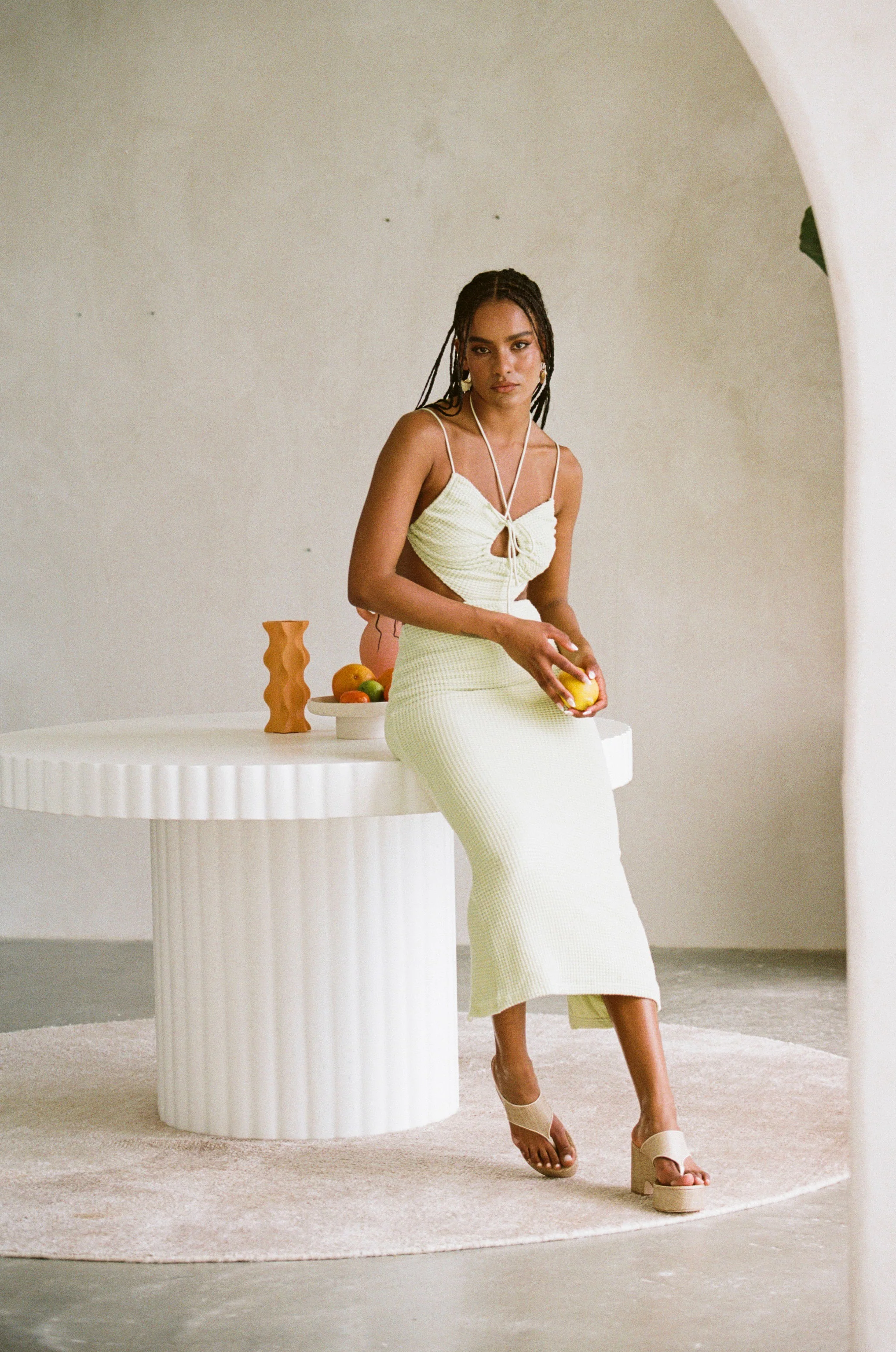 SAMPLE-Fernanda Midi Dress - Image 2