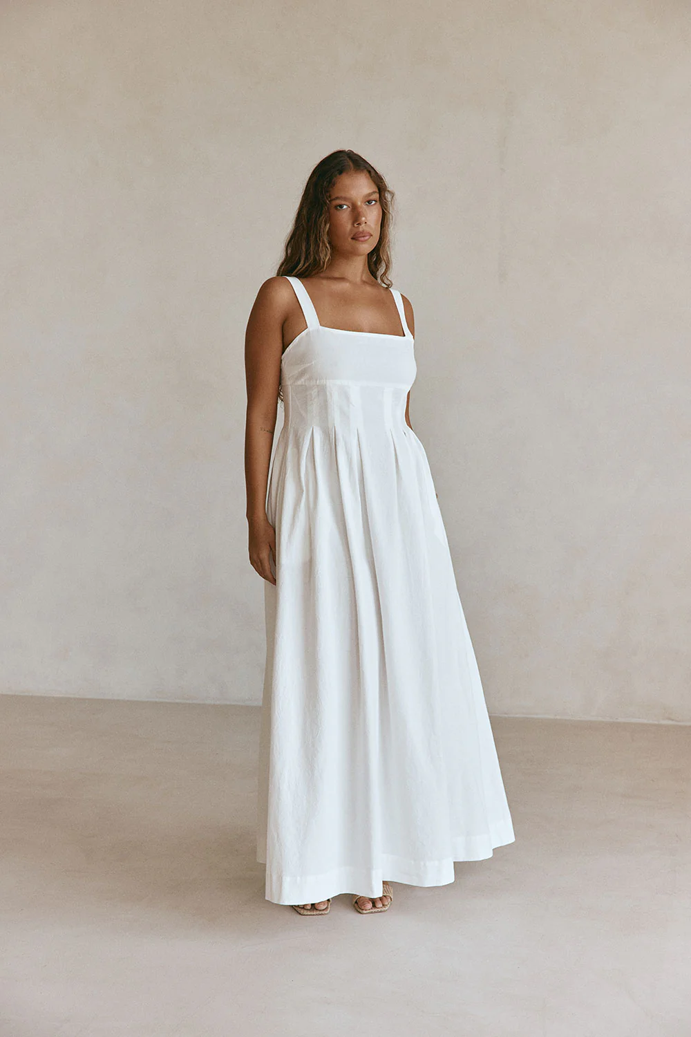 SAMPLE-Flore Dress - White - Image 2
