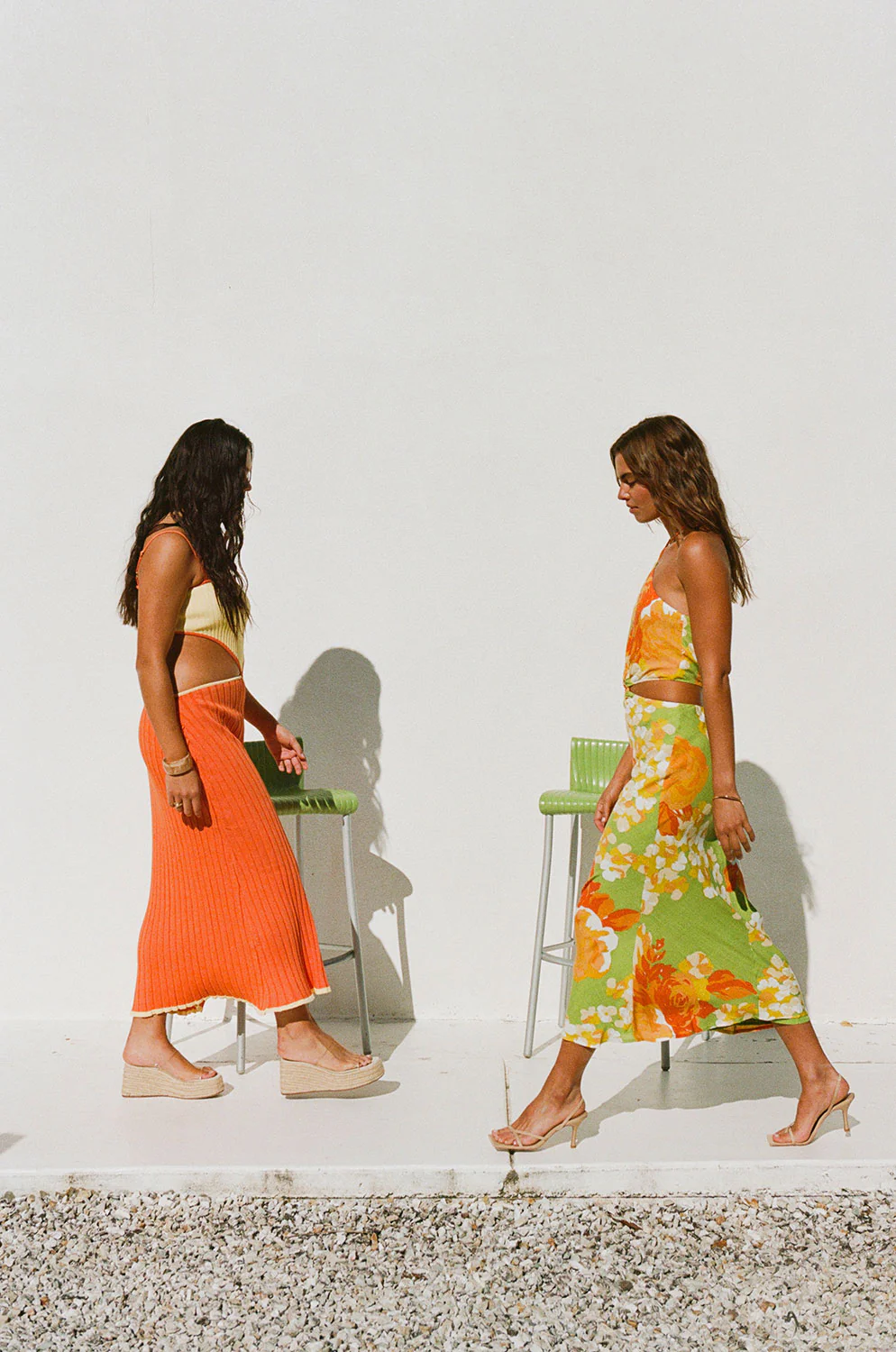 SAMPLE-Gala Cutout Dress - Floral Sunset - Image 6