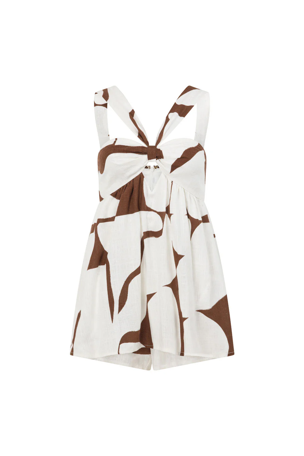 SAMPLE-Jada Playsuit - Sunroom Chocolate - Image 8