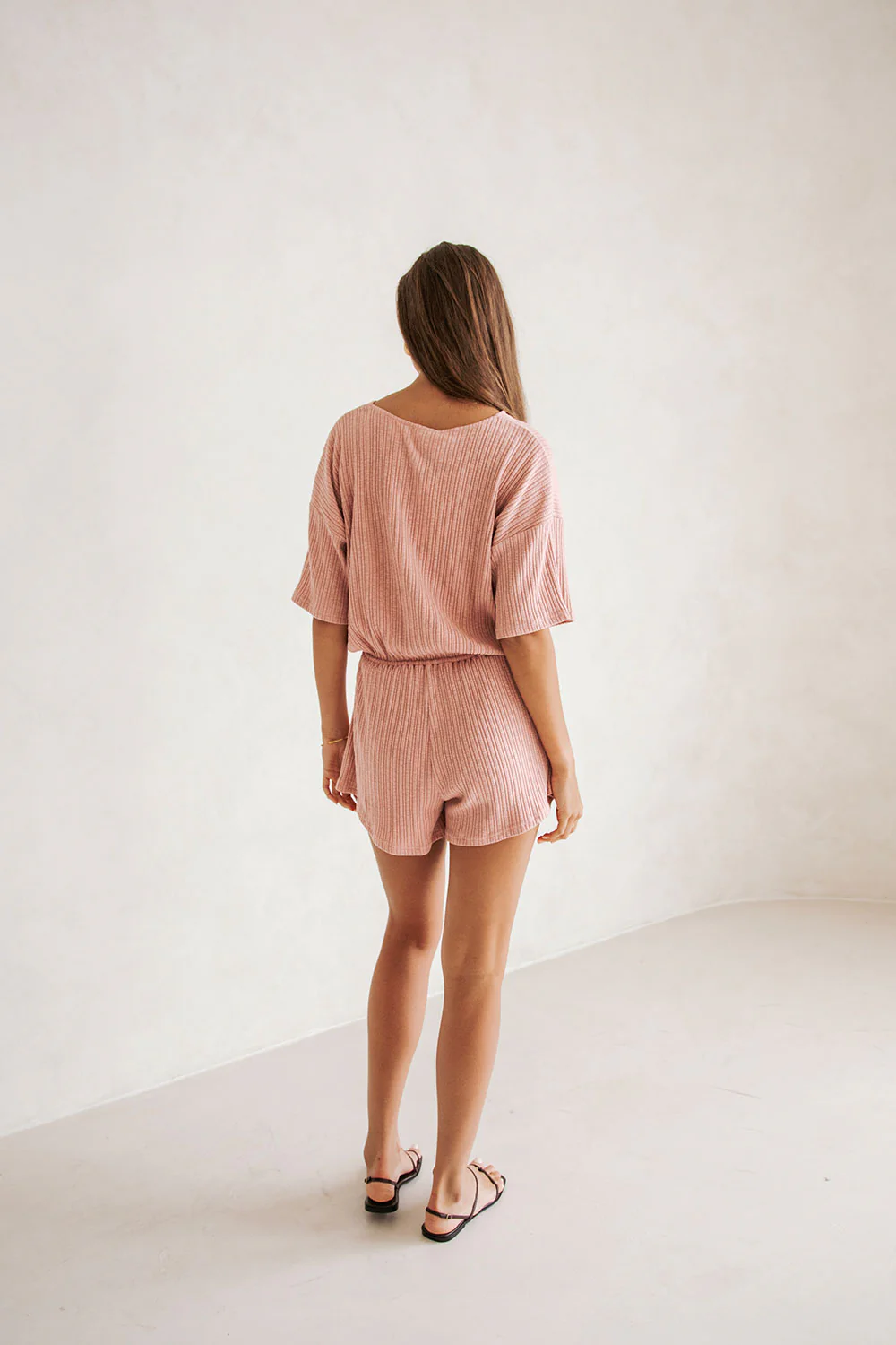 SAMPLE-Juniper Playsuit - Clay - Image 4