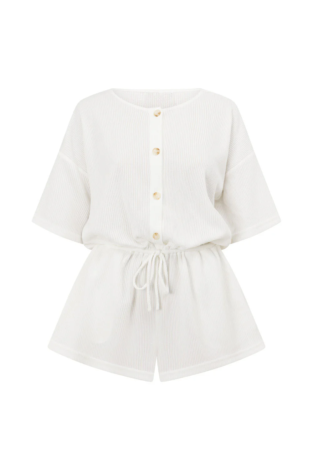 SAMPLE-Juniper Playsuit - White - Image 6