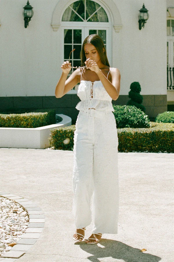 SAMPLE-Kahlo Frill Cami - Image 3
