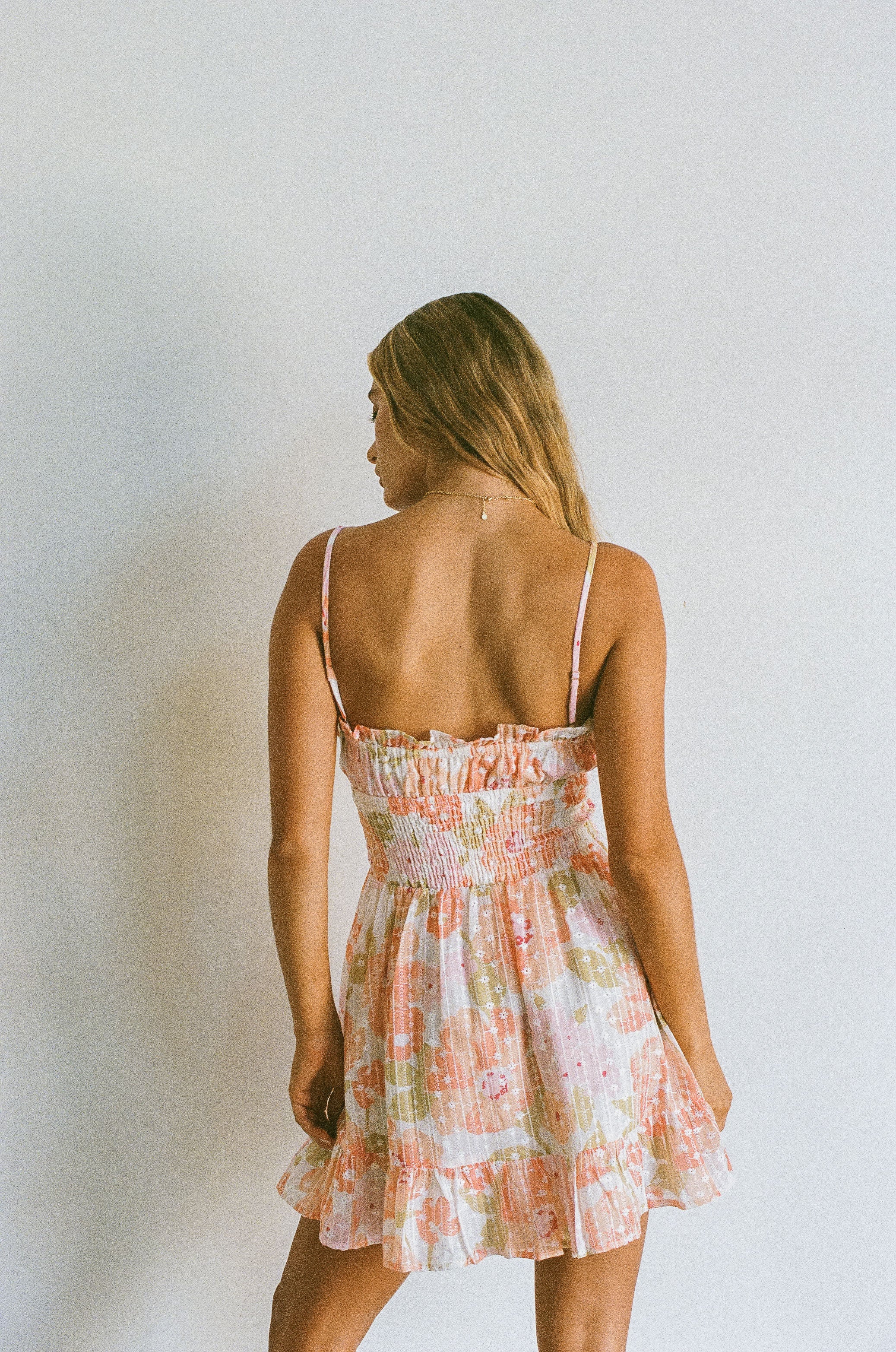 SAMPLE-Karolina Shirred Dress - Image 9