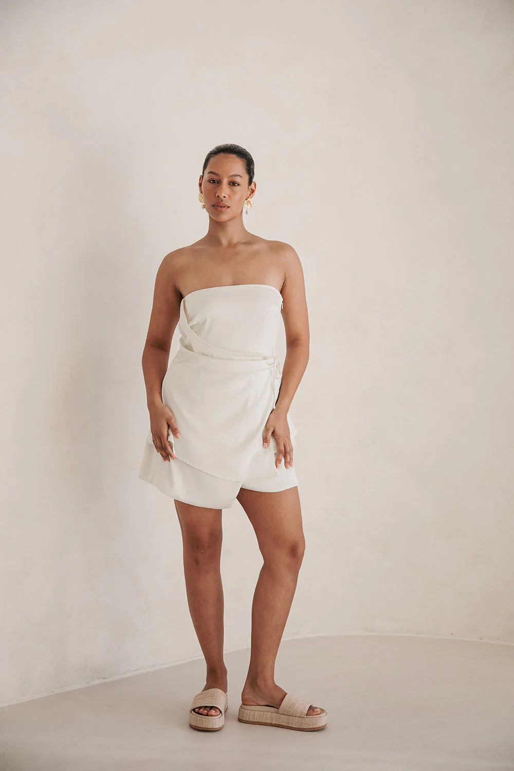 SAMPLE-Kleo Top - Ivory - Image 2