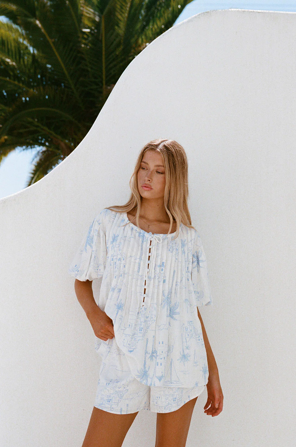 SAMPLE-Leta Top - Santorini - Image 3