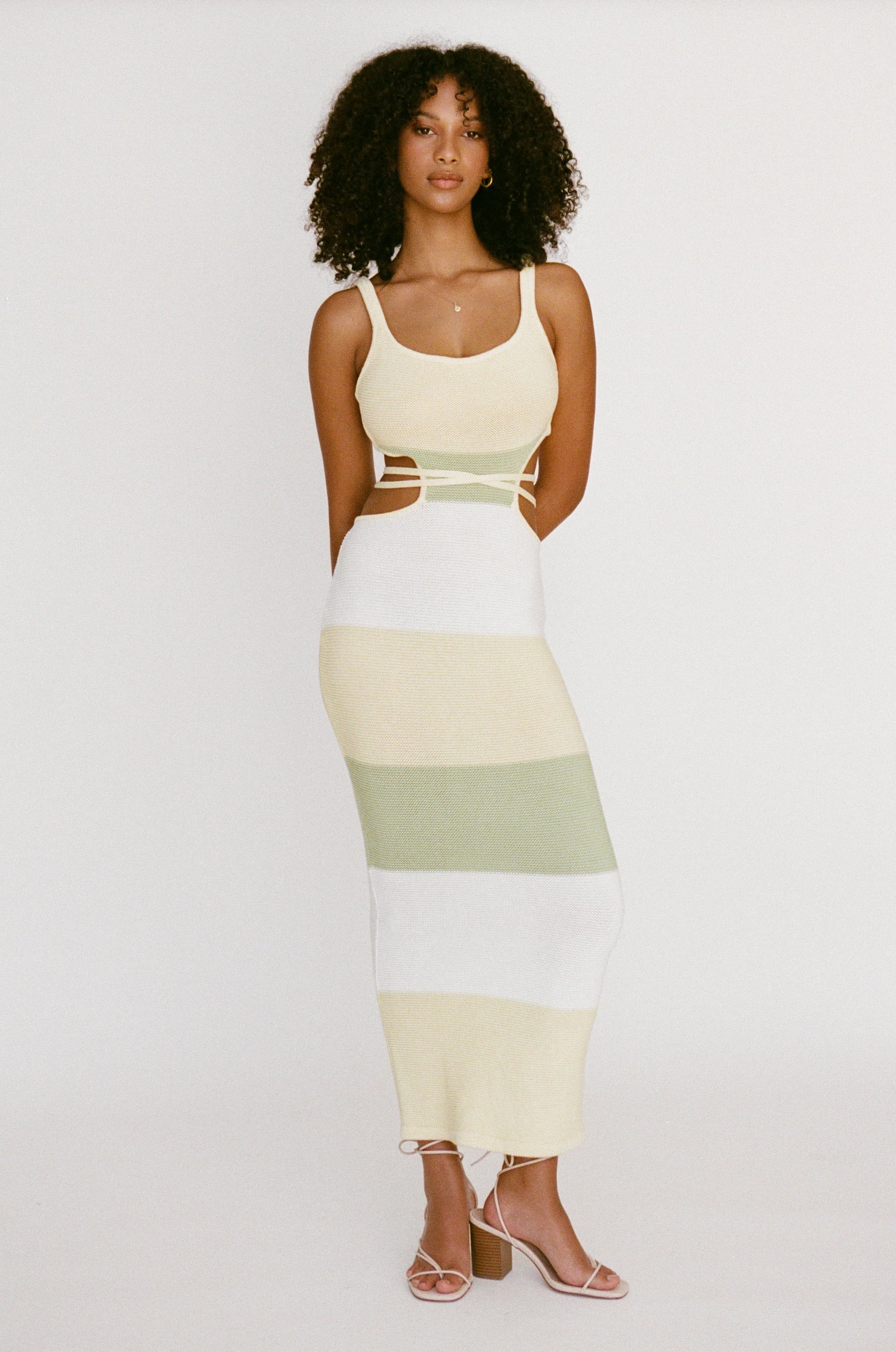 SAMPLE-London Knit Dress - Citrus - Image 10