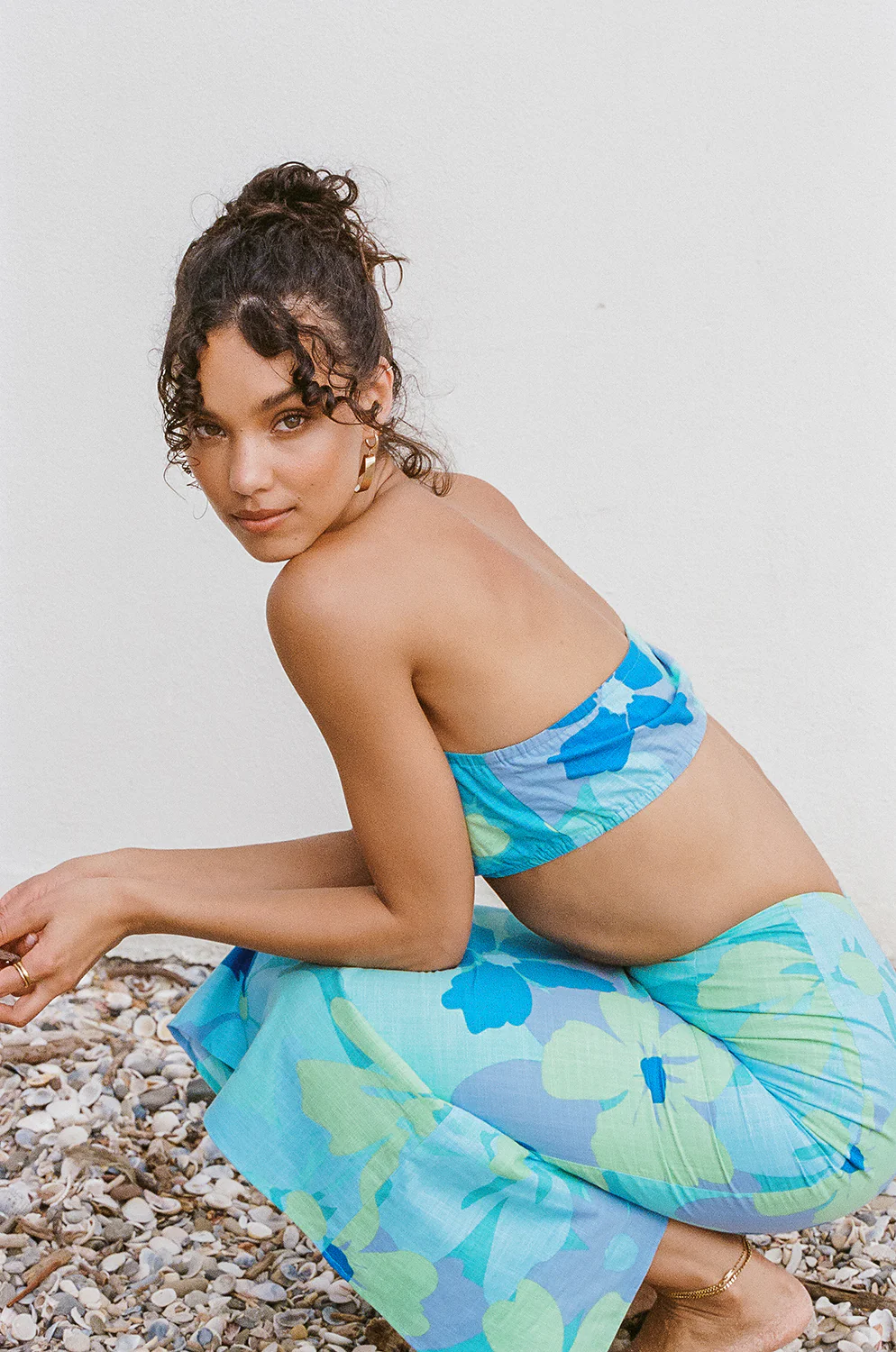 SAMPLE-Maple Midi Skirt - Bold River - Image 4