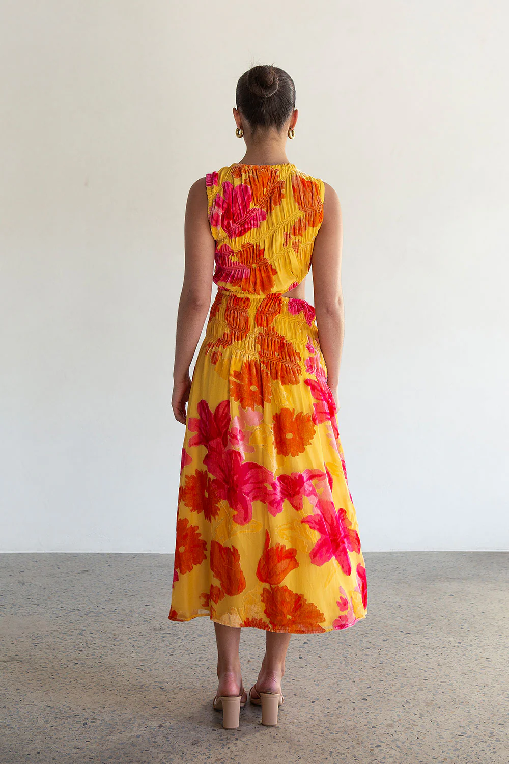 SAMPLE-Mariella Midi Dress - Floreale Sunny - Image 10