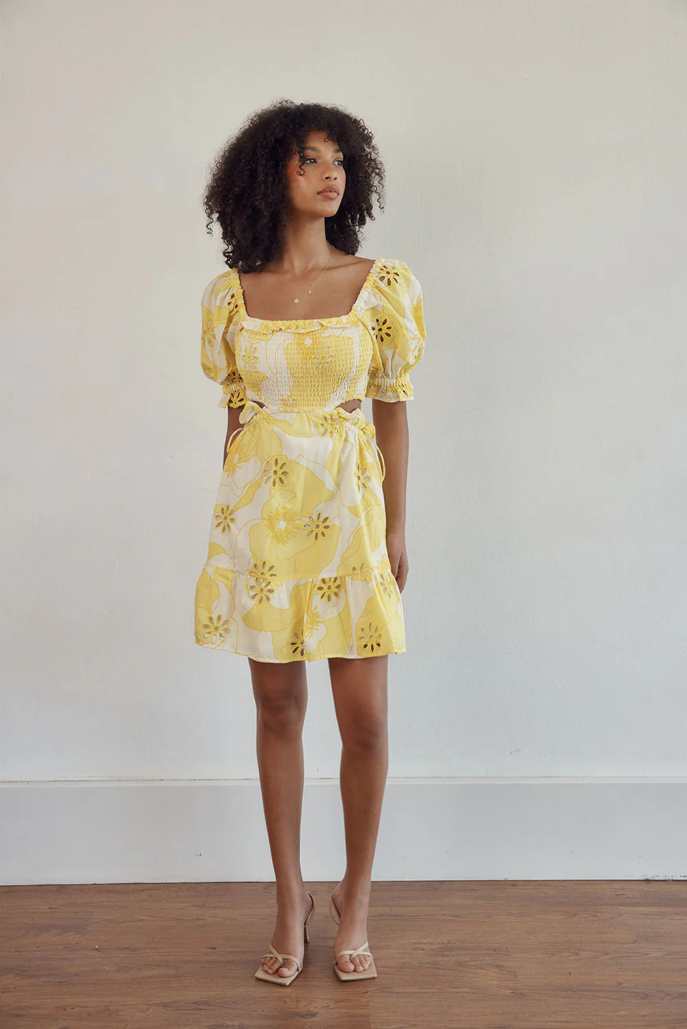 SAMPLE-Mariz Shirred Dress - Image 6