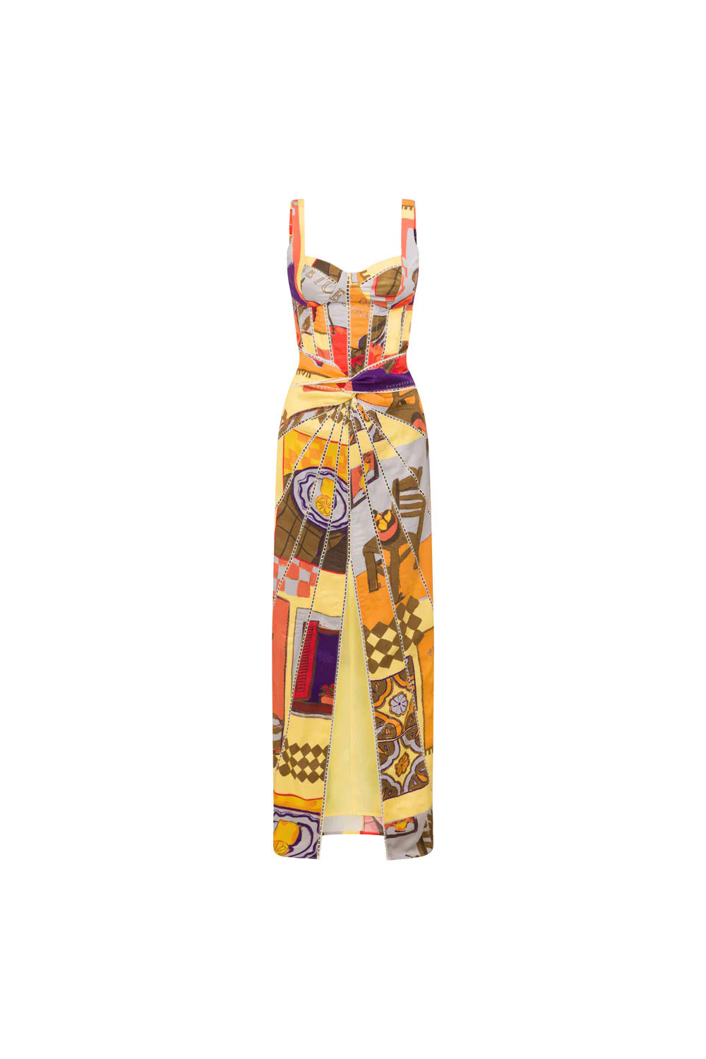 SAMPLE-Milana Dress - Villagio Yellow - Image 9