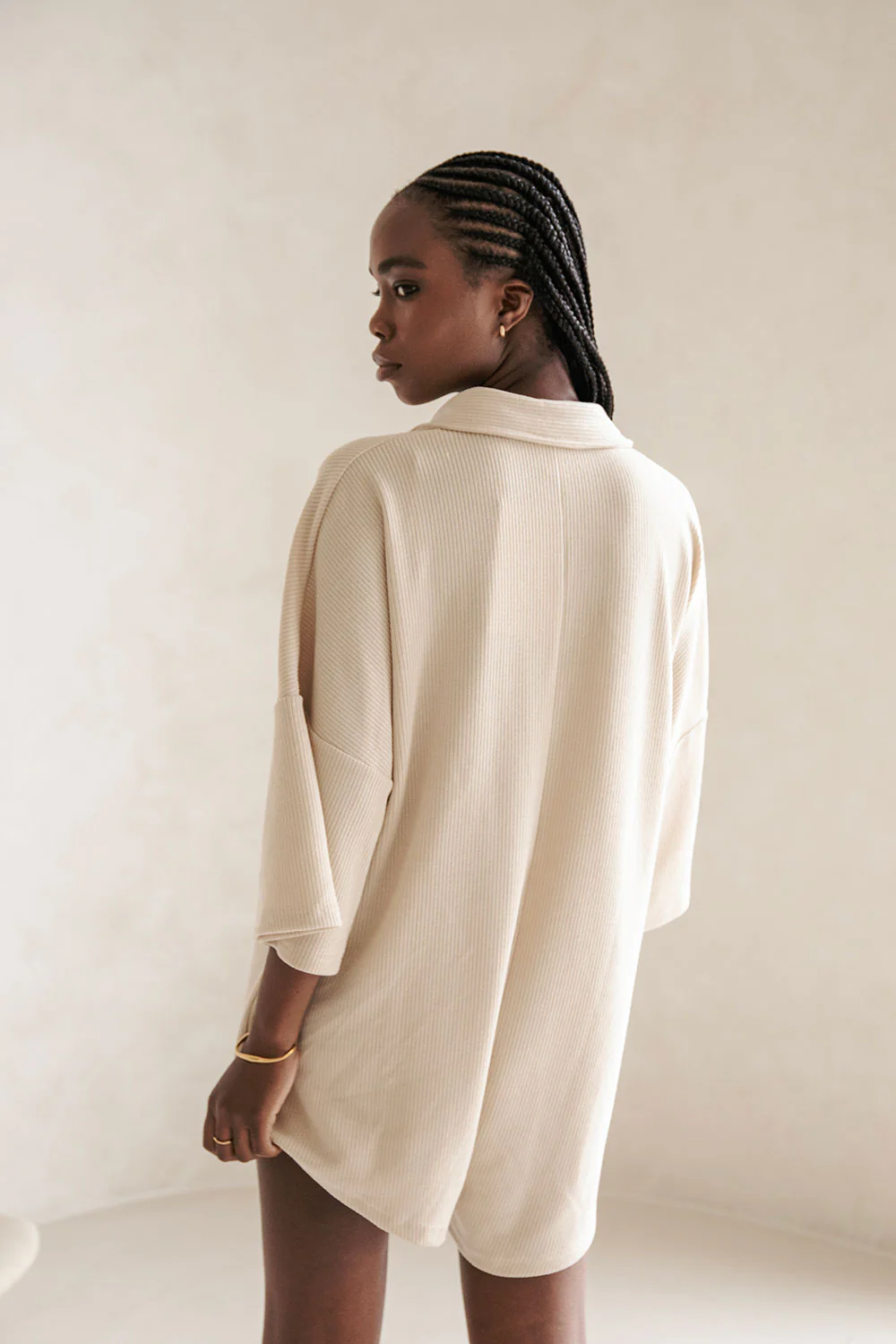 SAMPLE-Milena Playsuit - Beige - Image 5