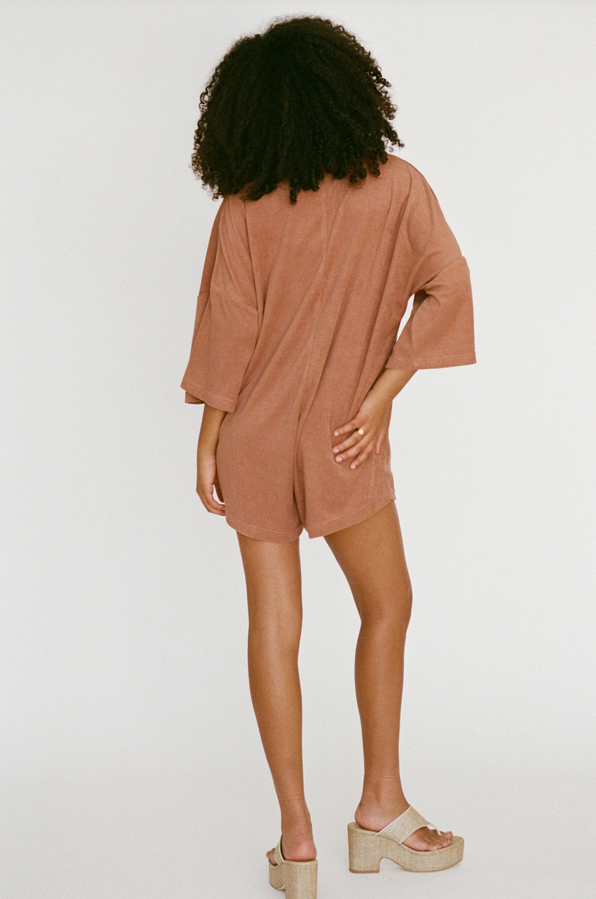 SAMPLE-Milena Playsuit - Biscotti - Image 9