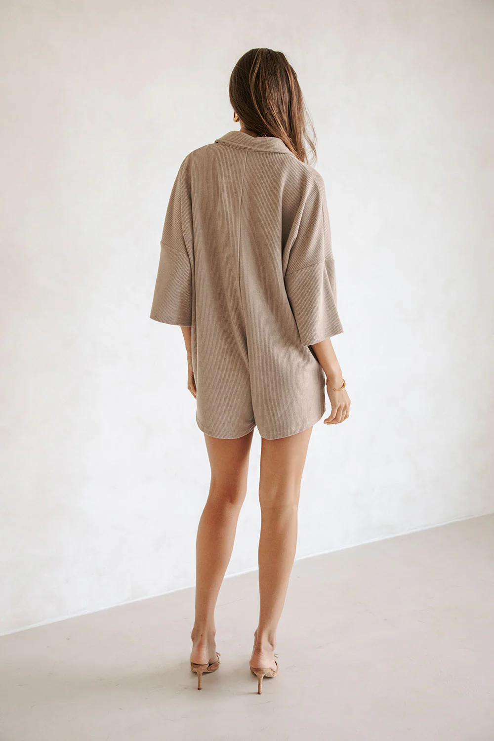 SAMPLE-Milena Playsuit - Espresso - Image 5