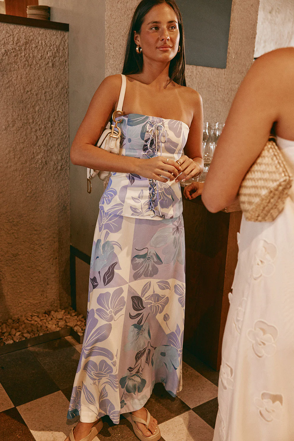 SAMPLE-Mirae Dress - Azure Bloom - Image 4