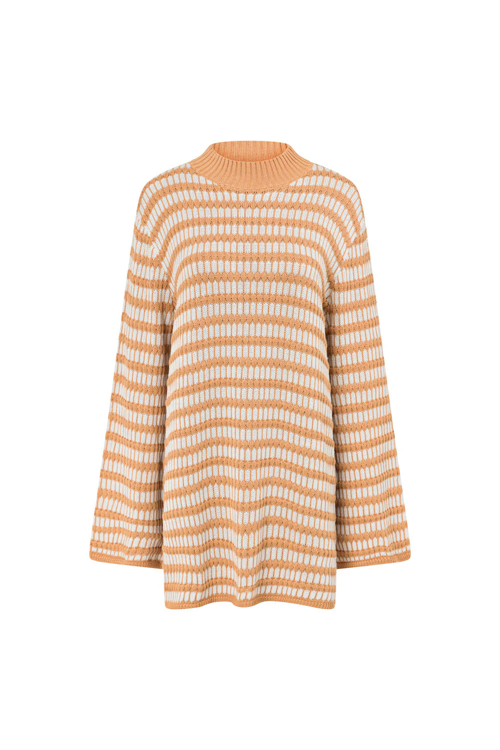 SAMPLE-Morela Knit Dress - Honey Stripe - Image 8