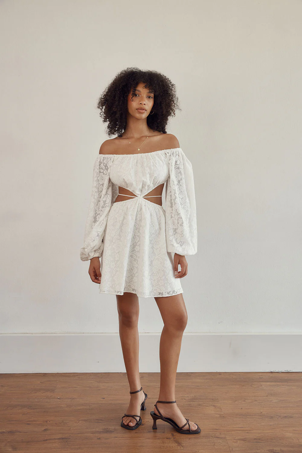 SAMPLE-Naiya Off Shoulder Dress - Image 11