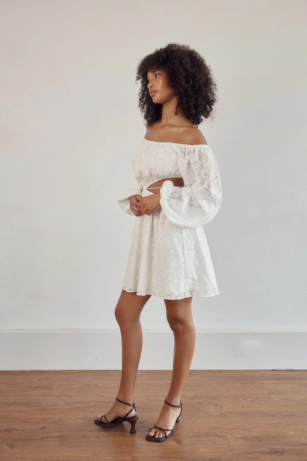 SAMPLE-Naiya Off Shoulder Dress - Image 12