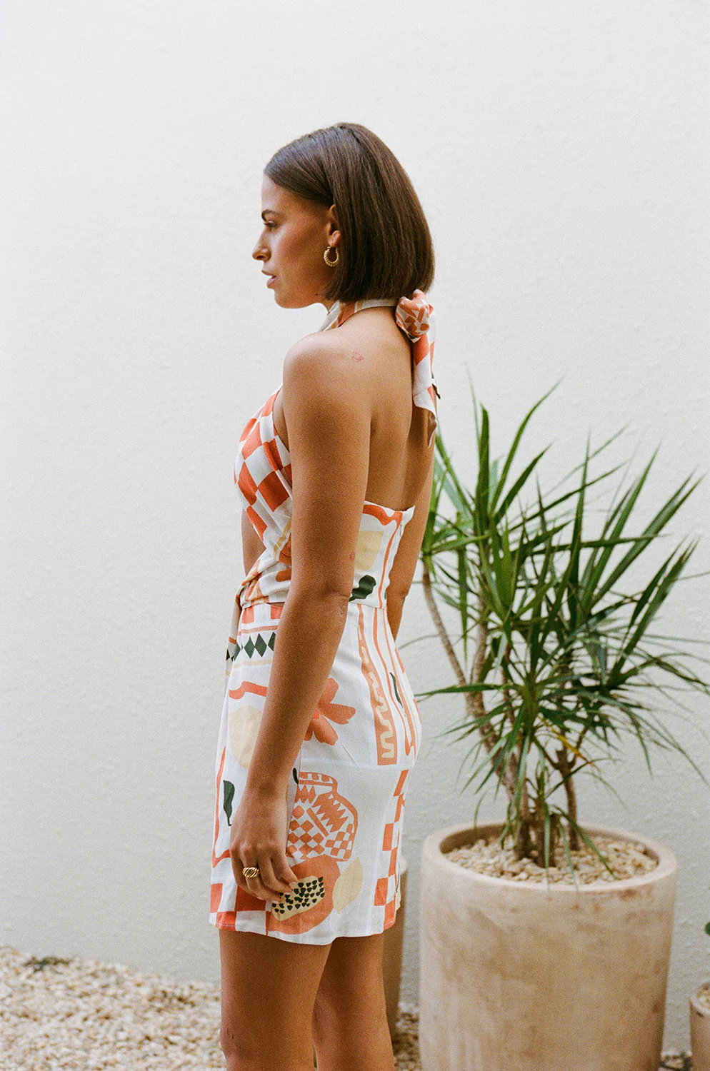 SAMPLE-Nelly Halter Dress - Prego Rossa - Image 3