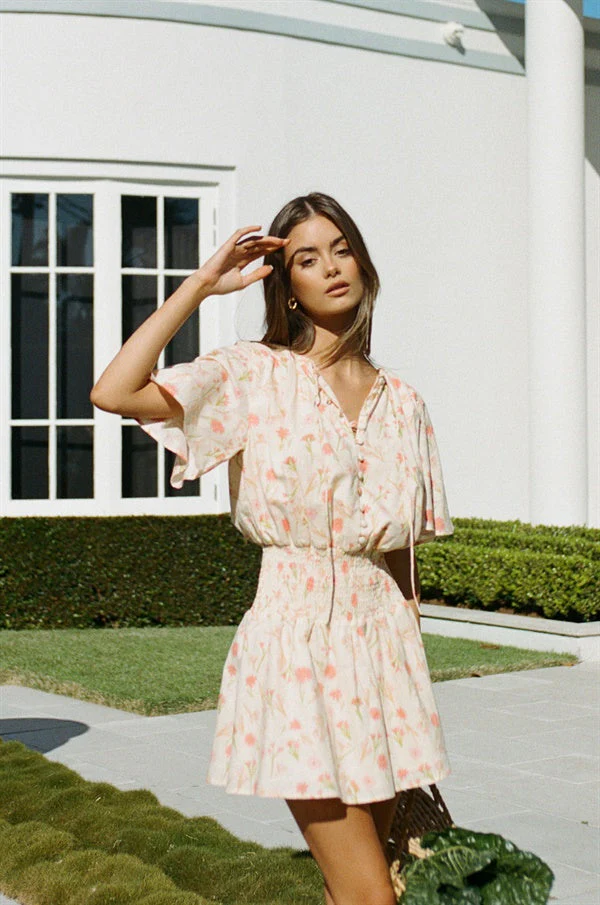 SAMPLE-Oria Floral Dress - Image 2