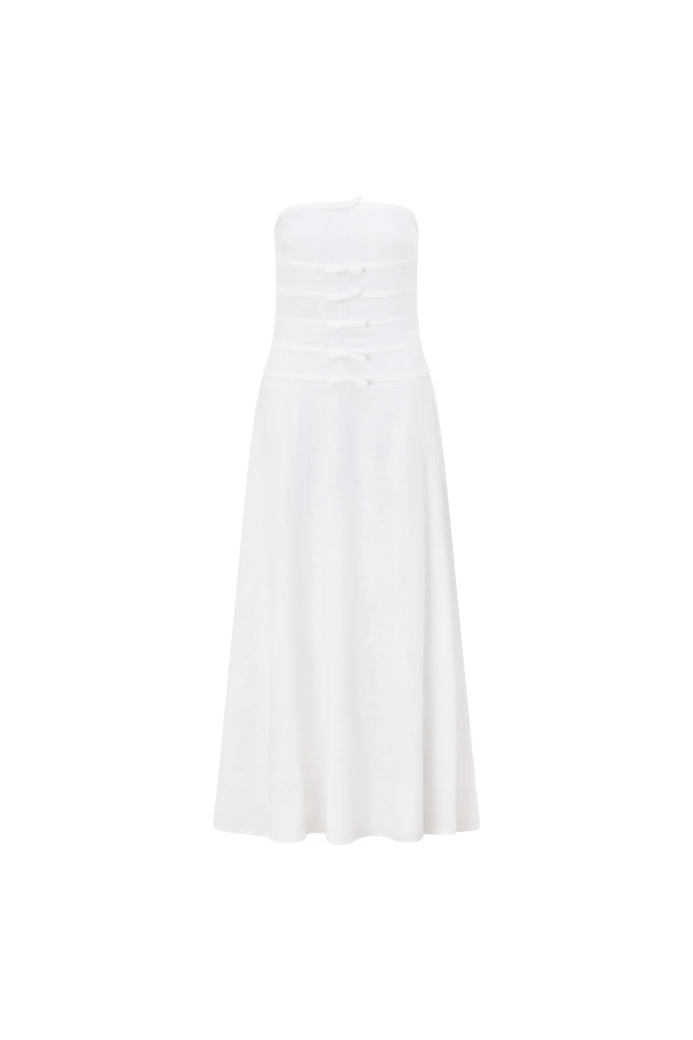 SAMPLE-Palais Maxi Dress - White - Image 7