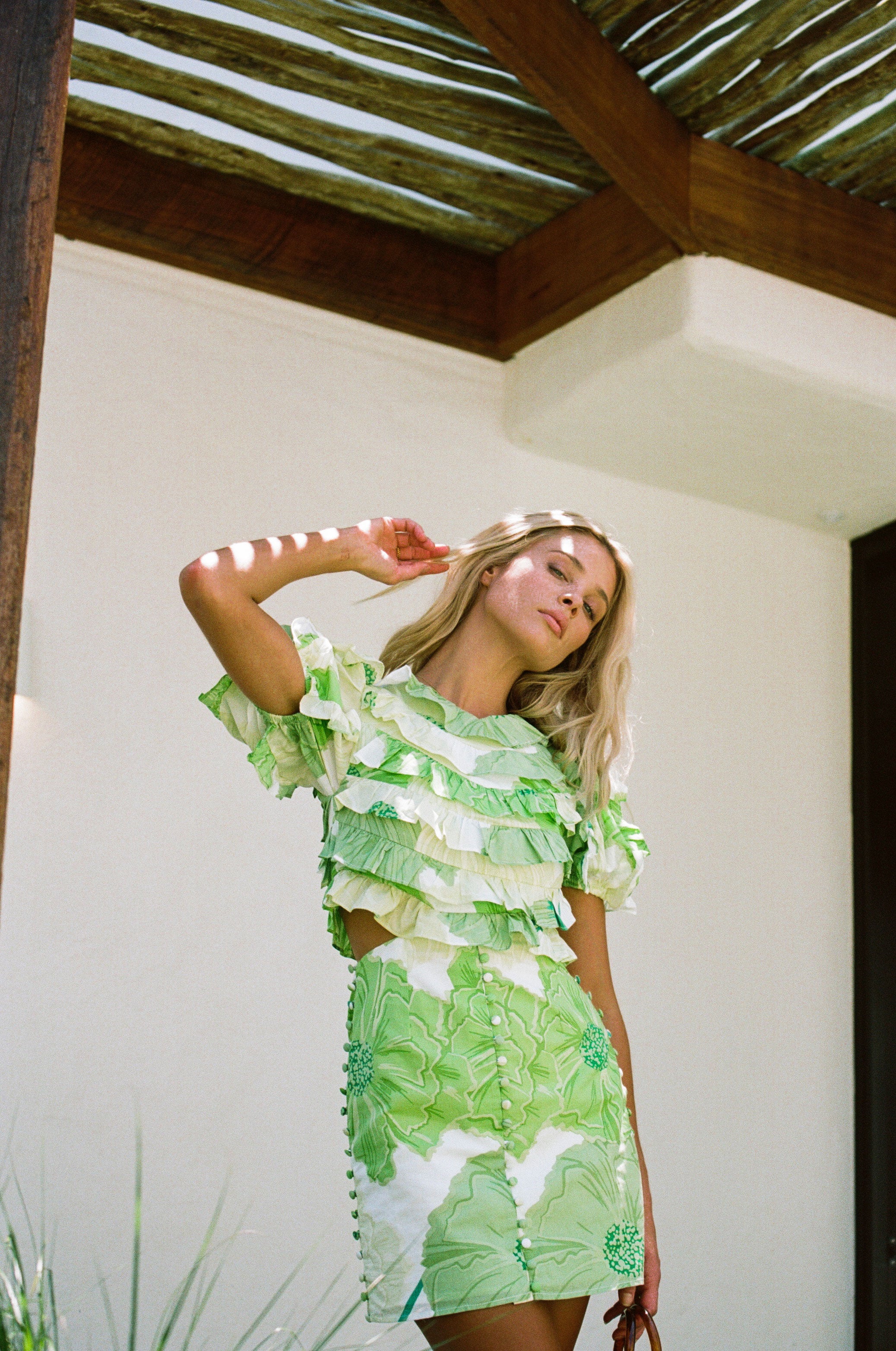 SAMPLE-Pierre Frill Dress - Image 4