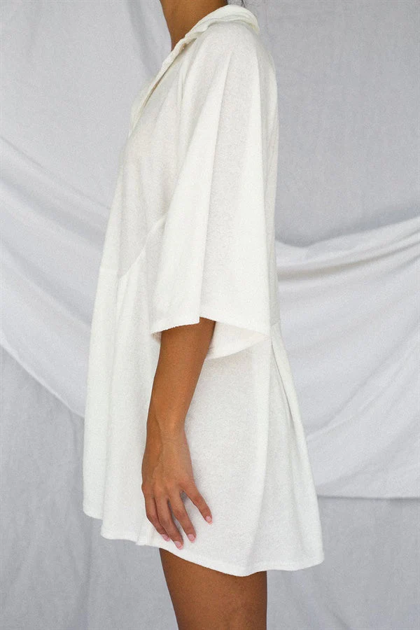 SAMPLE-Quinn Dress - White - Image 6