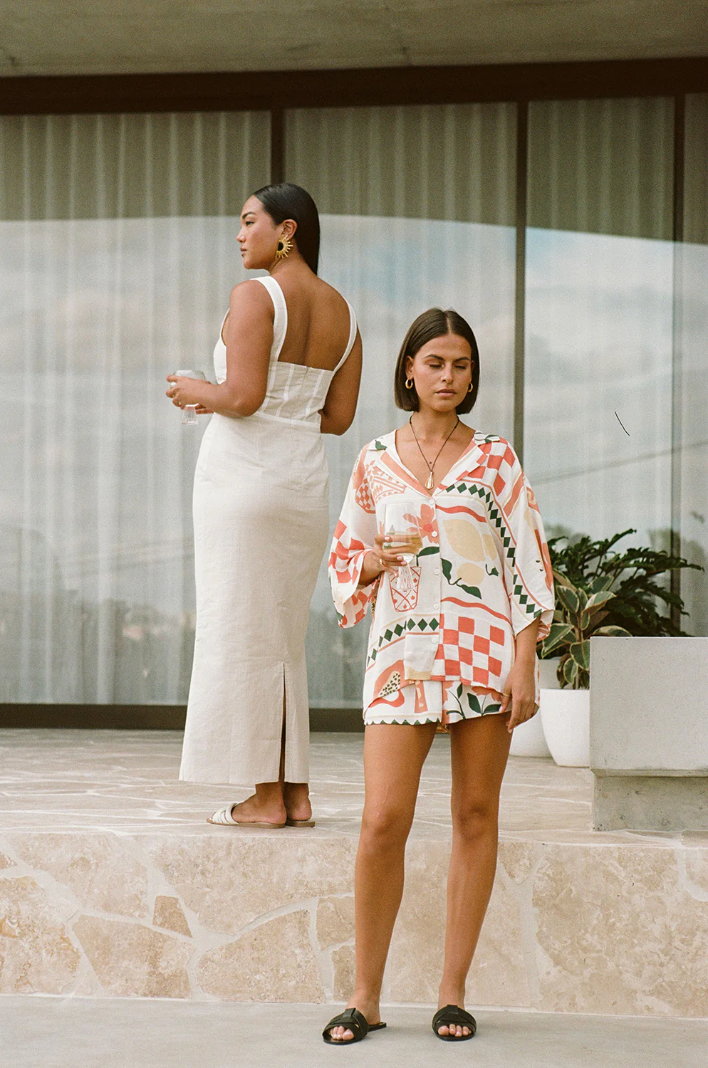 SAMPLE-Ricardo Midi Dress - Stone - Image 5