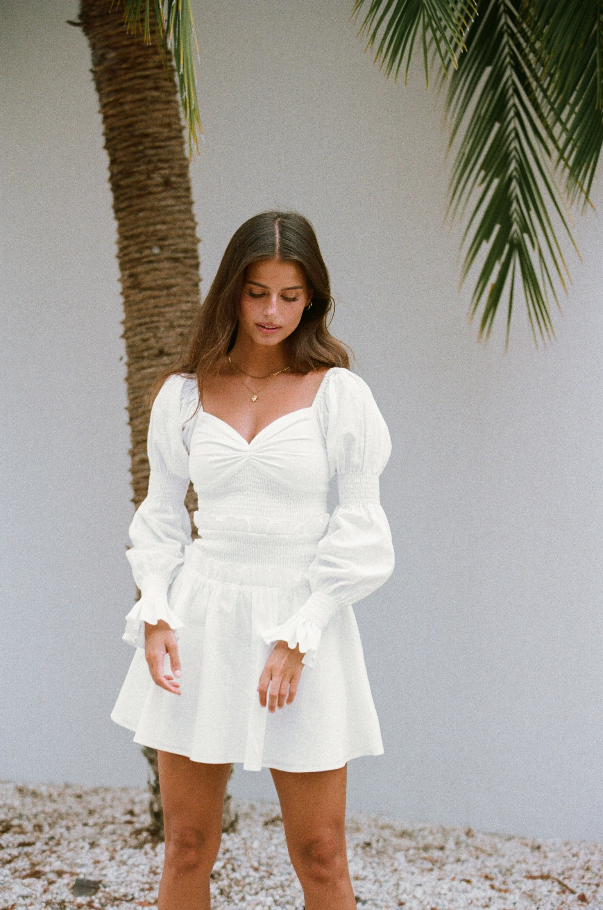 SAMPLE-Santiago Off Shoulder Dress - Image 3
