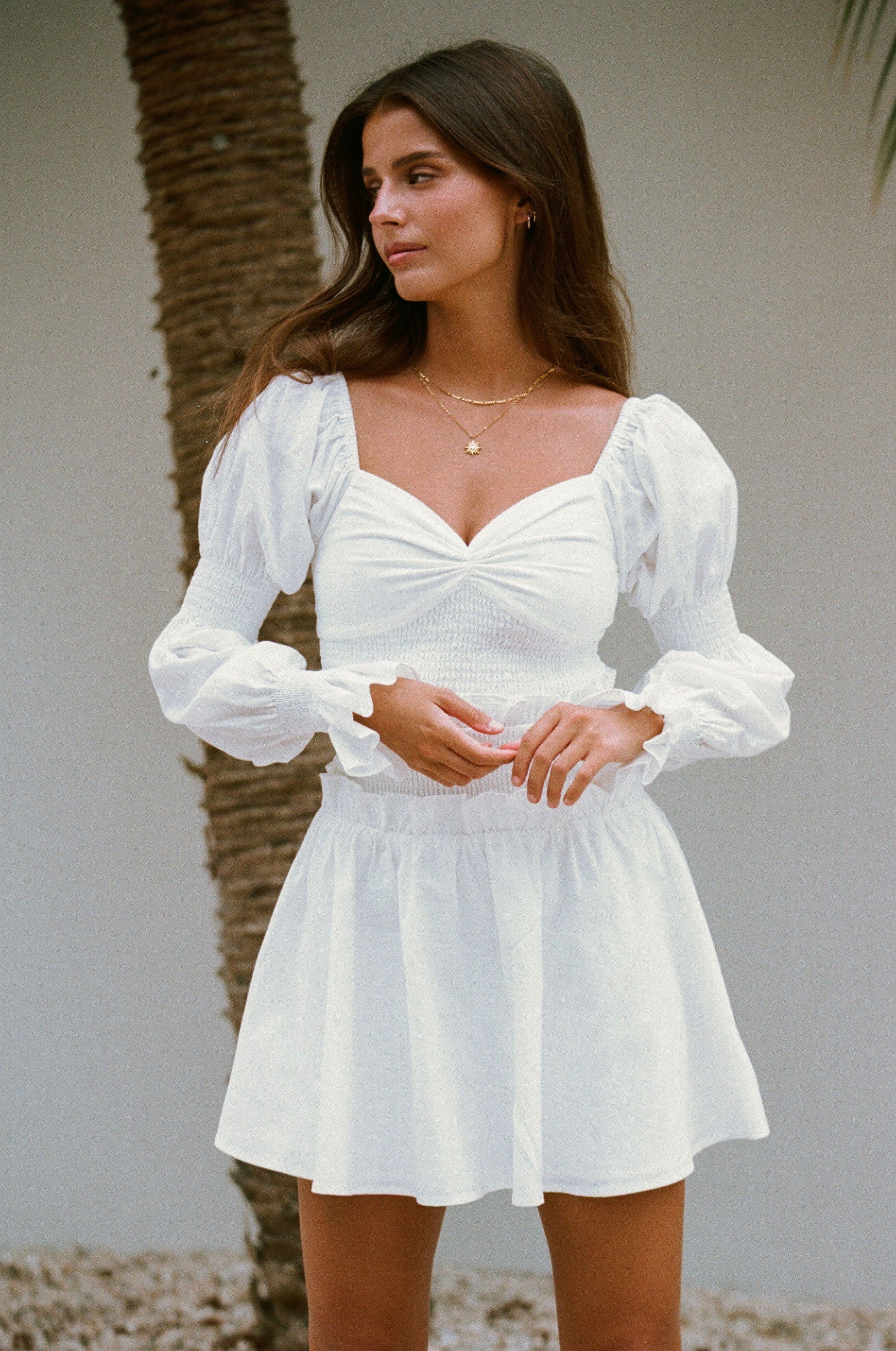 SAMPLE-Santiago Off Shoulder Dress - Image 4