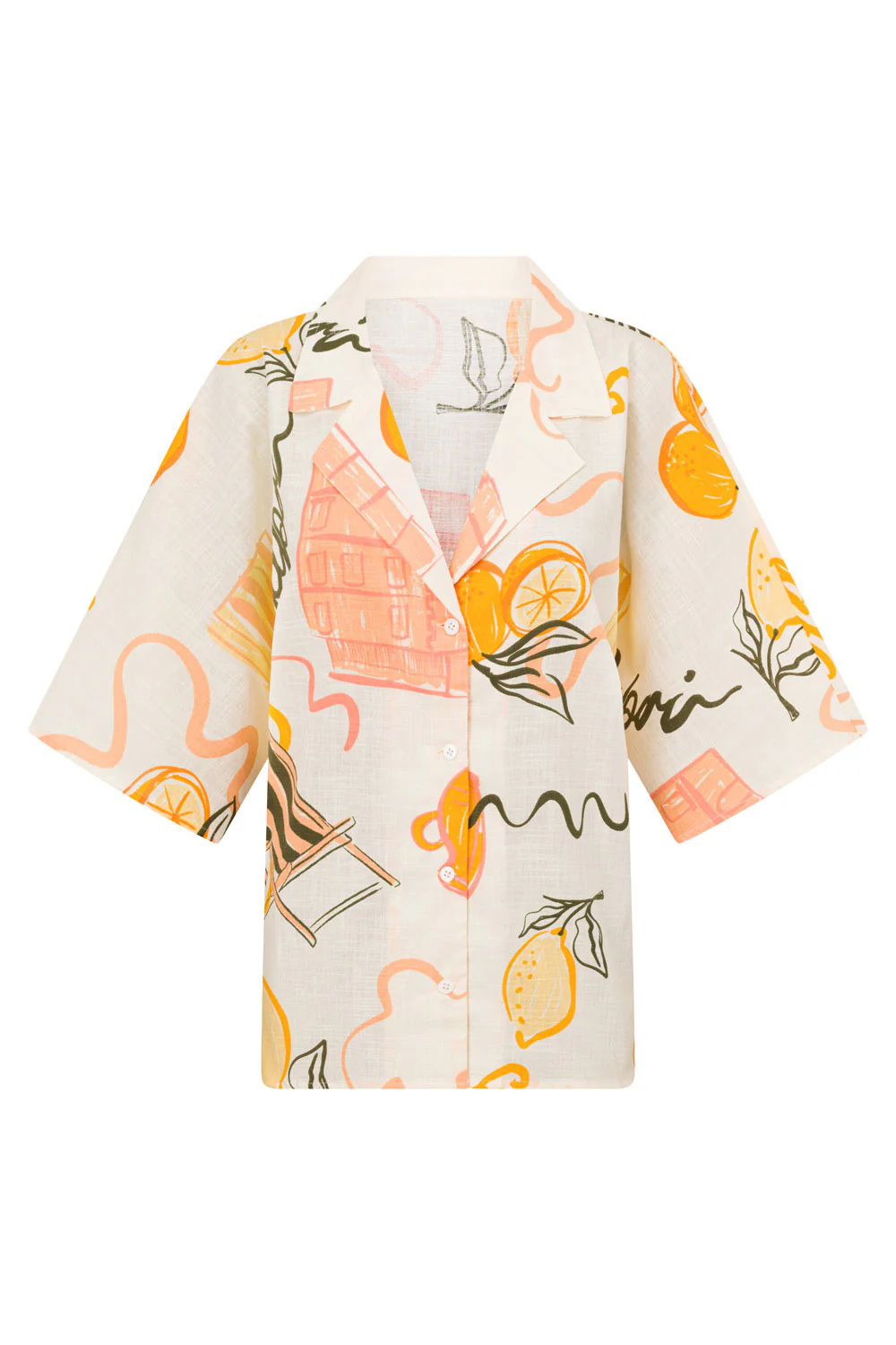 SAMPLE-Seona Top - Amalfi Aperol - Image 9