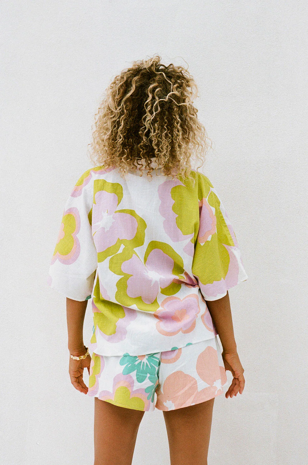 SAMPLE-Seona Top - Bubblegum Floral - Image 5