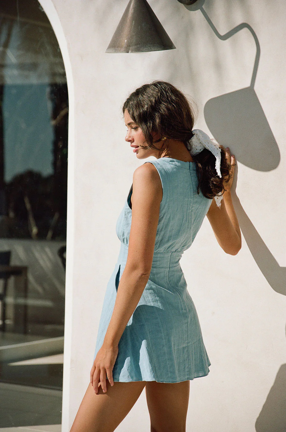 SAMPLE-Shaelagh Dress - Blue - Image 4