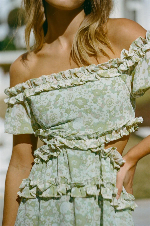 SAMPLE-Sienna Dress - Sage - Image 2