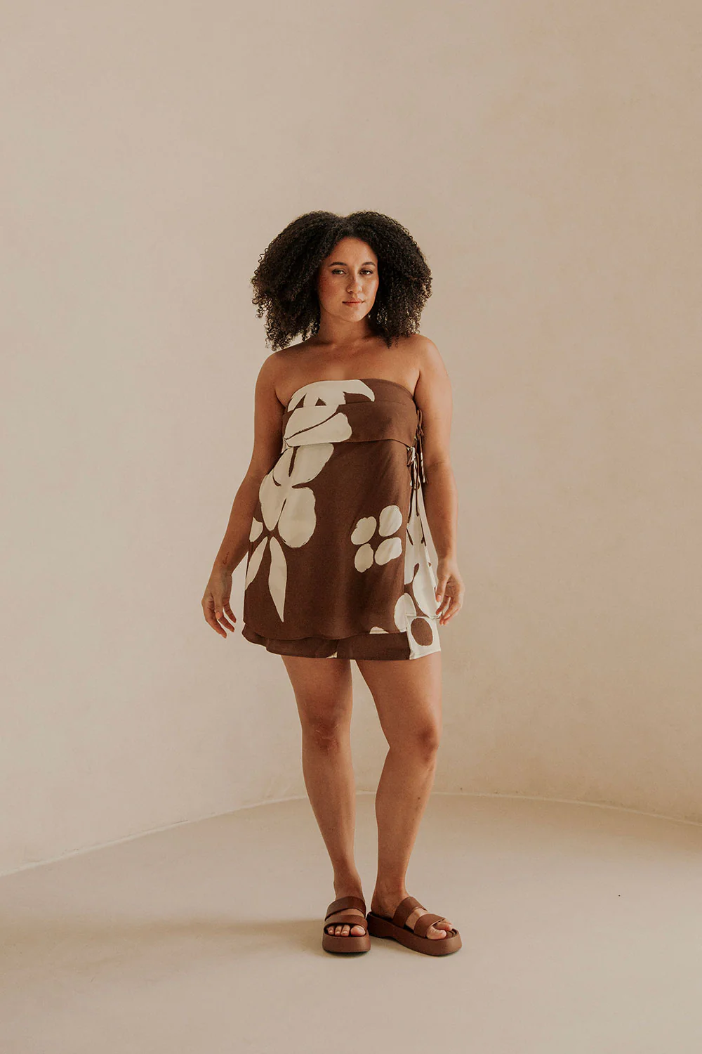 SAMPLE-Simone Top - Galene Brown - Image 6