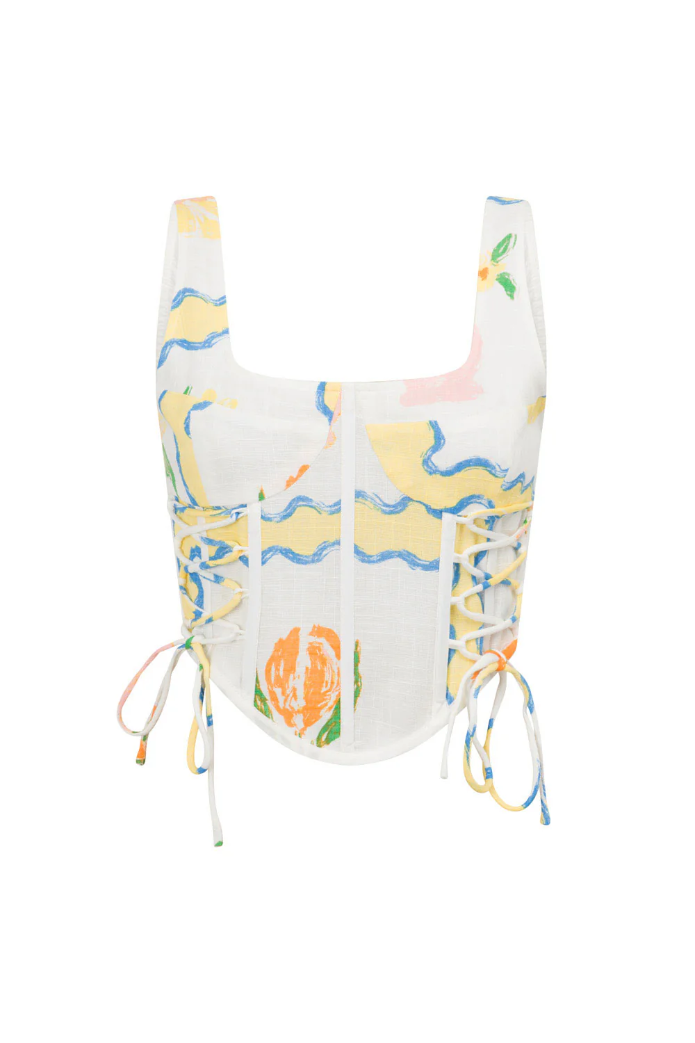 SAMPLE-Taleah Top - Flower Pots - Image 2