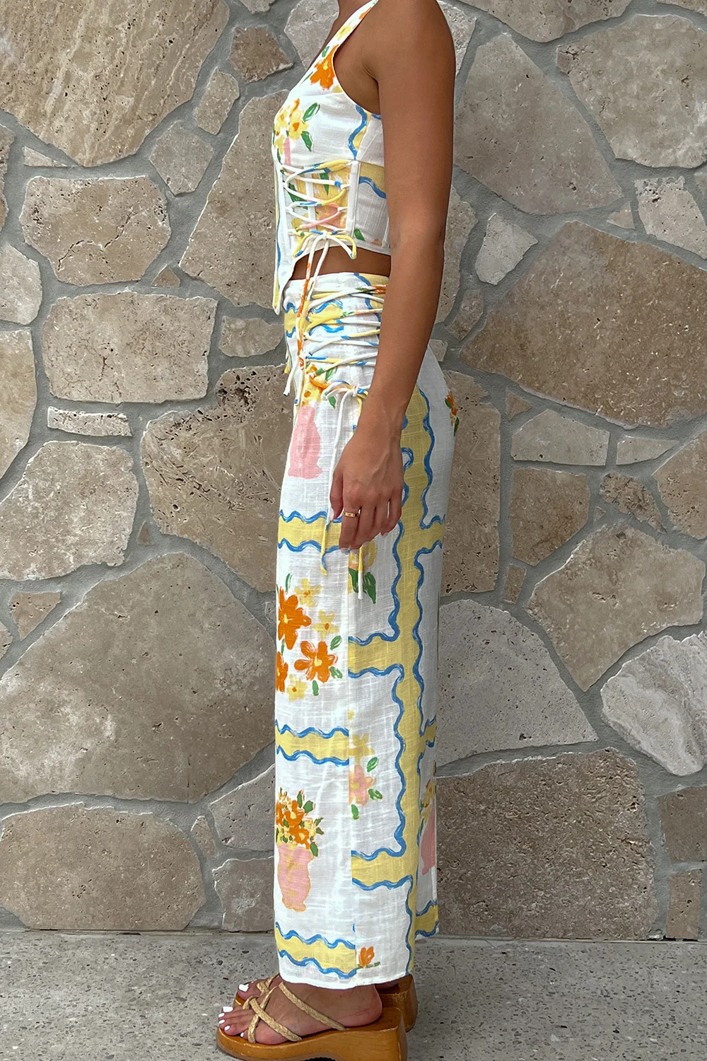SAMPLE-Taleah Top - Flower Pots - Image 3