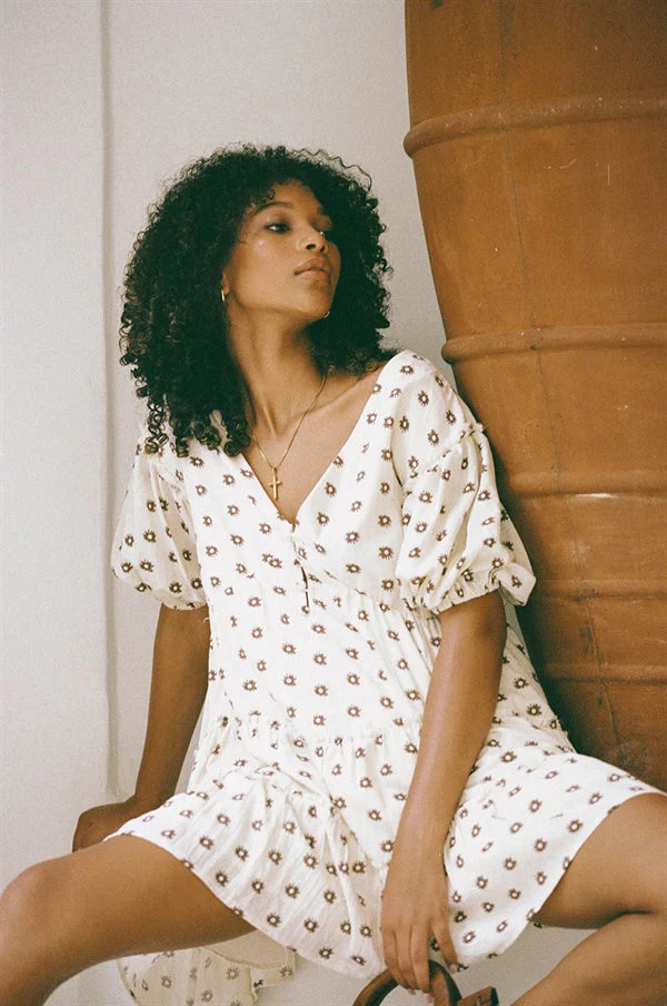 SAMPLE-Tarelle Dress - Dusty Floral - Image 2