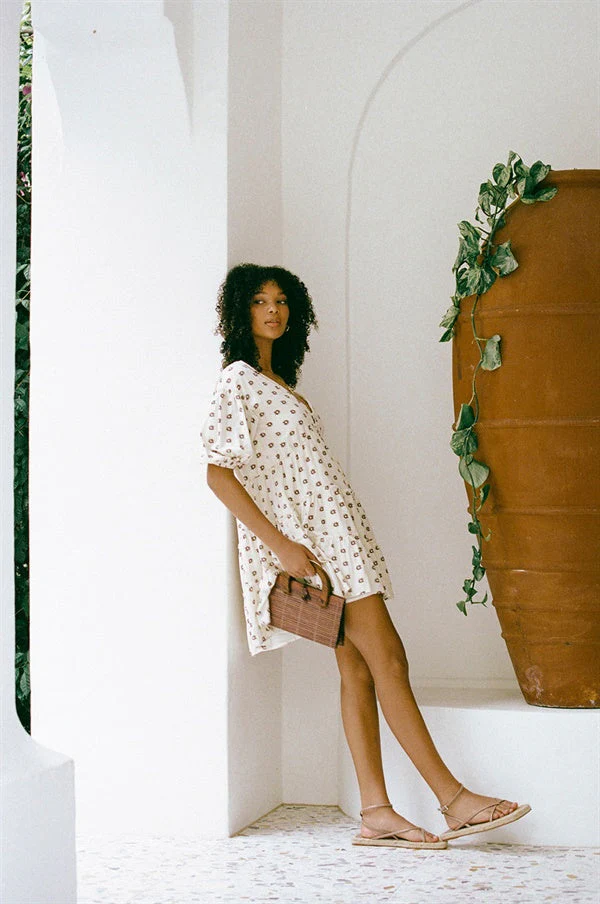 SAMPLE-Tarelle Dress - Dusty Floral - Image 4
