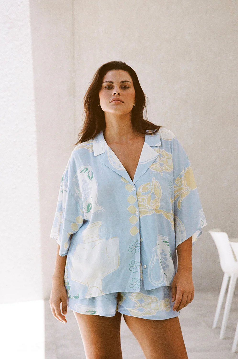 SAMPLE-Thessy Shorts - Ciao Blue - Image 8