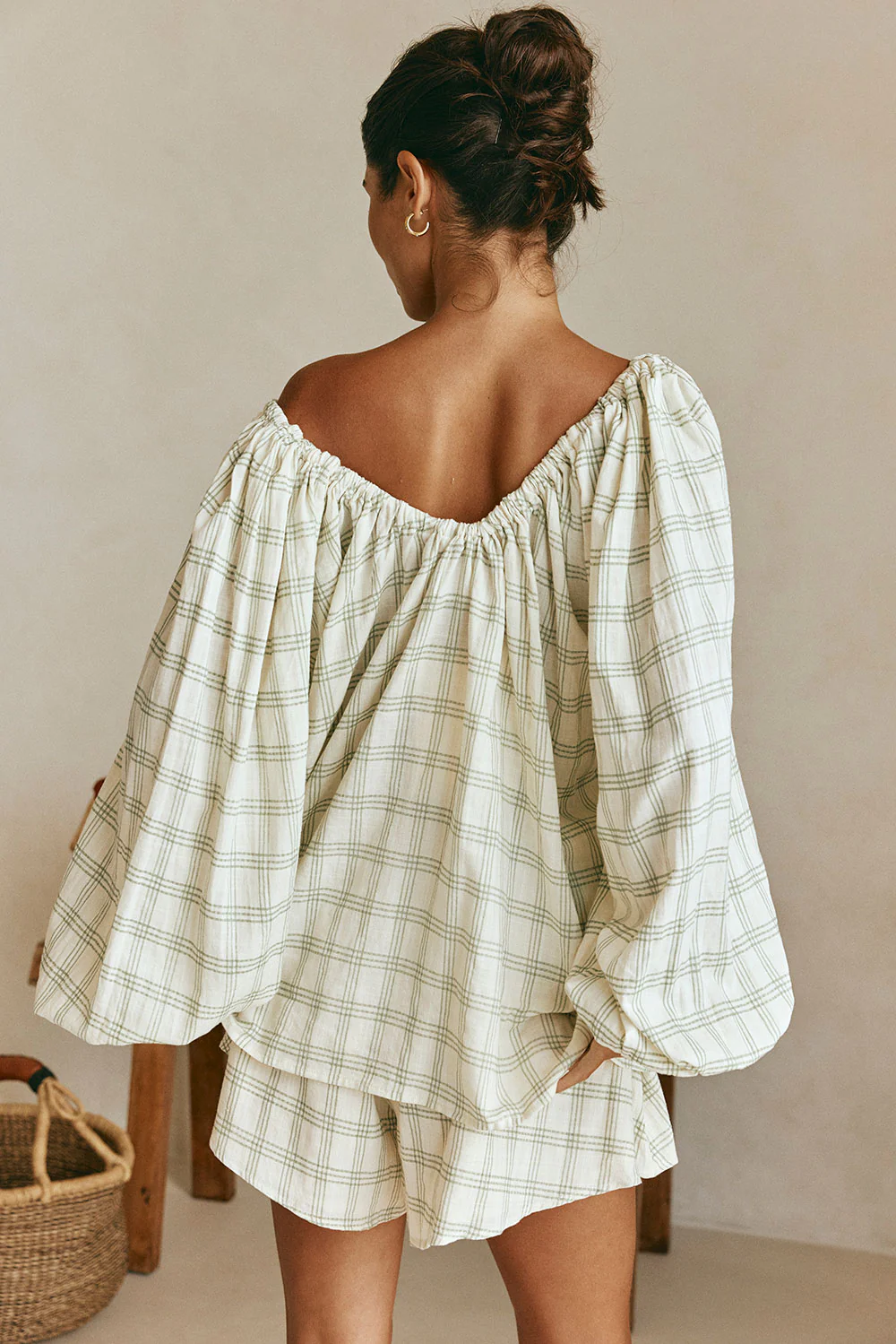 SAMPLE-Tilli Top - Green - Image 4