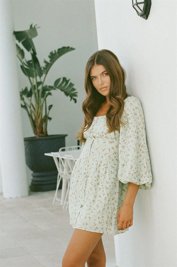 SAMPLE-Tyla Dress - Botanical - Image 2