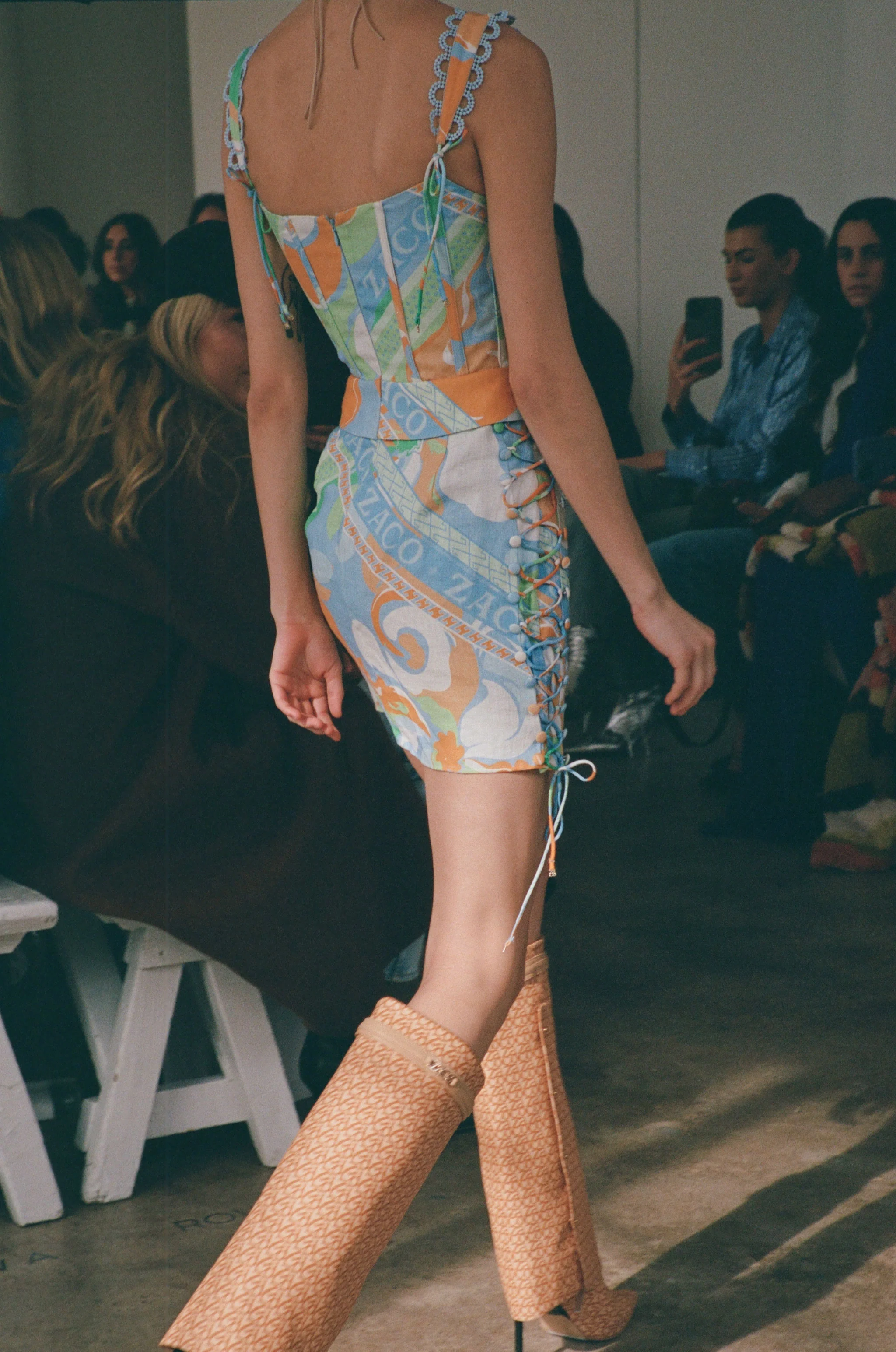SAMPLE-Tyra Lace Up Dress - Calista Aliza - Image 9